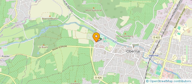 localisation de l'entreprise EUROBATI  OBERNAI