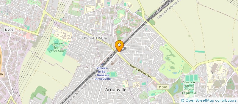localisation de l'entreprise EUROBATIMA 4 à GONESSE