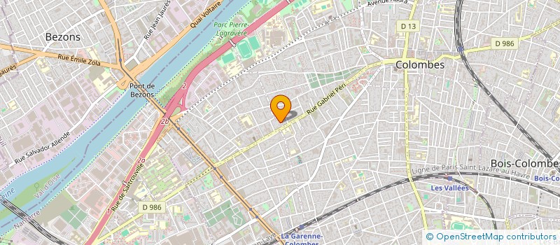 localisation de l'entreprise EUROBATIMENT à COLOMBES