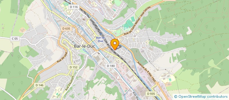 localisation de l'entreprise EUROBATIMENT SARL à BAR-LE-DUC
