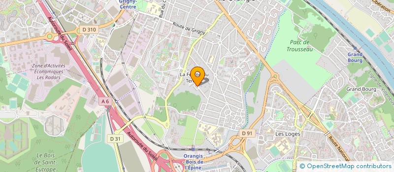 localisation de l'entreprise EUROBATRIS à RIS ORANGIS