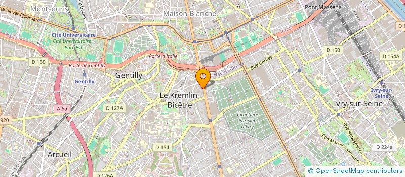 localisation de l'entreprise EUROBAZAR à LE KREMLIN-BICETRE