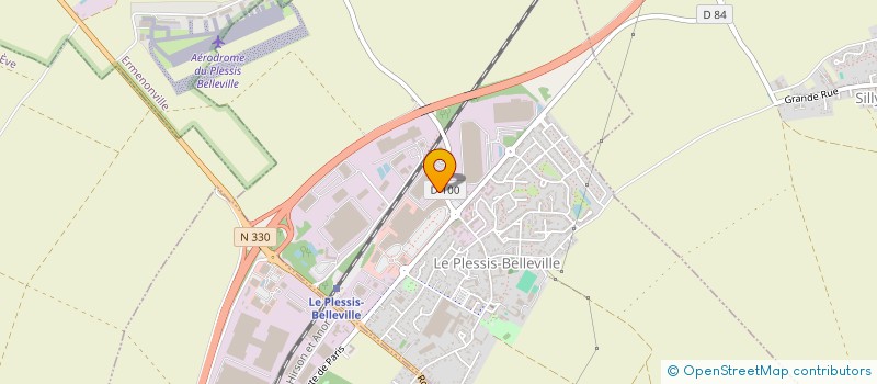 localisation de l'entreprise EUROBICA à LE PLESSIS-BELLEVILLE