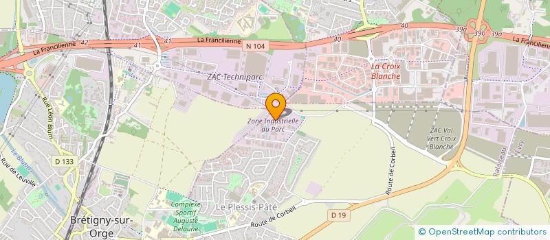 localisation de l'entreprise EUROBILLARDS à LE PLESSIS-PATE