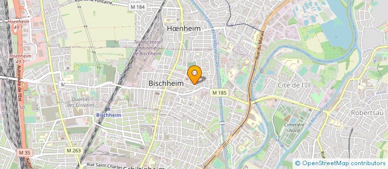localisation de l'entreprise EUROBIO SARL à BISCHHEIM