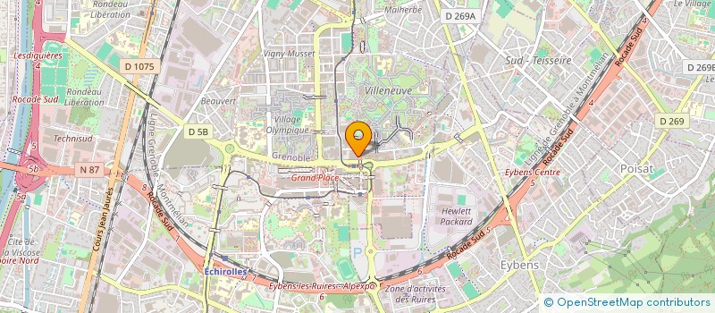 localisation de l'entreprise EUROBLE à GRENOBLE