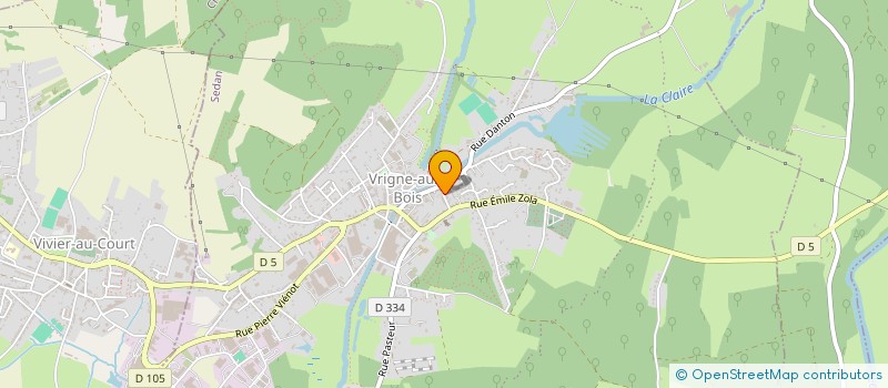 localisation de l'entreprise EUROBOIS à VRIGNE AUX BOIS