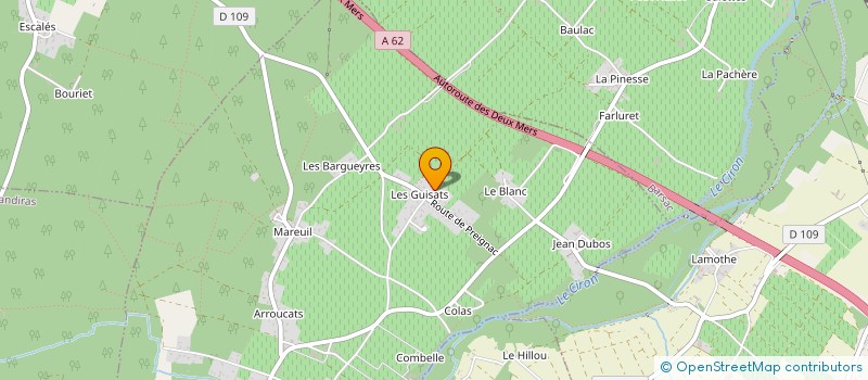 localisation de l'entreprise EUROBOIS SDER à PUJOLS-SUR-CIRON