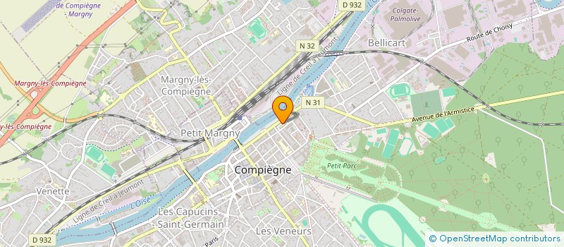 localisation de l'entreprise EUROBOTICS  COMPIEGNE