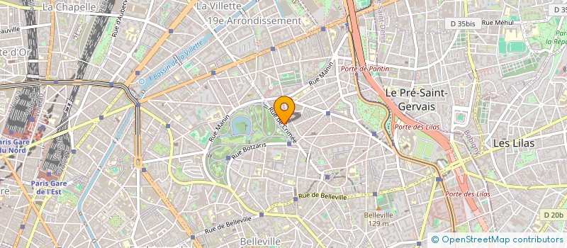 localisation de l'entreprise EUROBRAILLE à PARIS