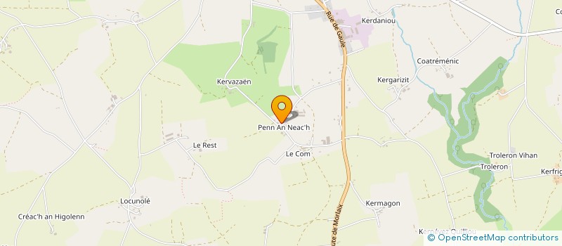 localisation de l'entreprise EUROBRET CONSTRUCTIONS  PLONEVEZ-DU-FAOU