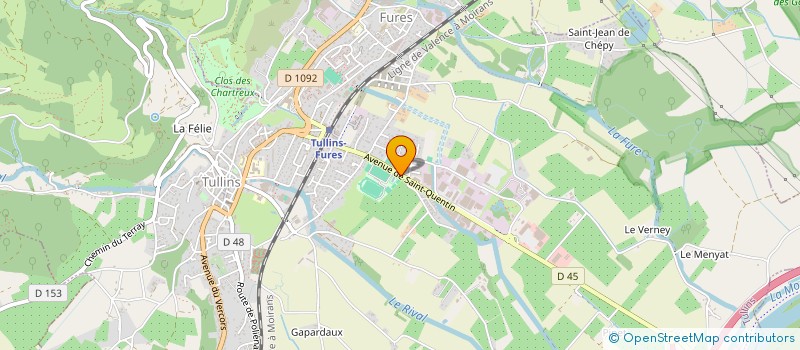 localisation de l'entreprise EUROBROCHE à TULLINS