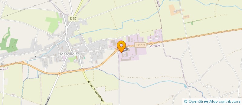 localisation de l'entreprise EUROBROCHE SERVICES  VIRIVILLE
