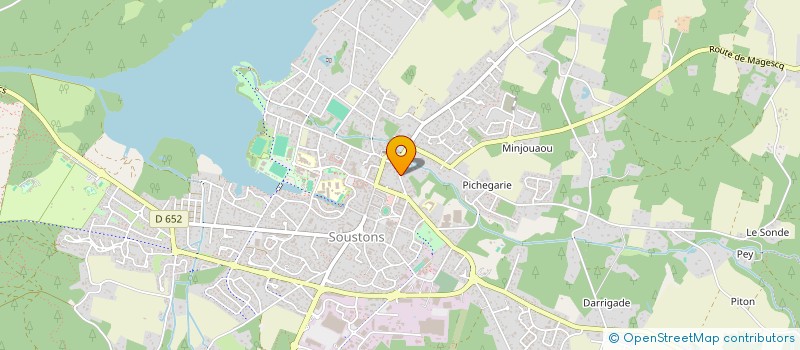 localisation de l'entreprise EUROBULBE  SOUSTONS