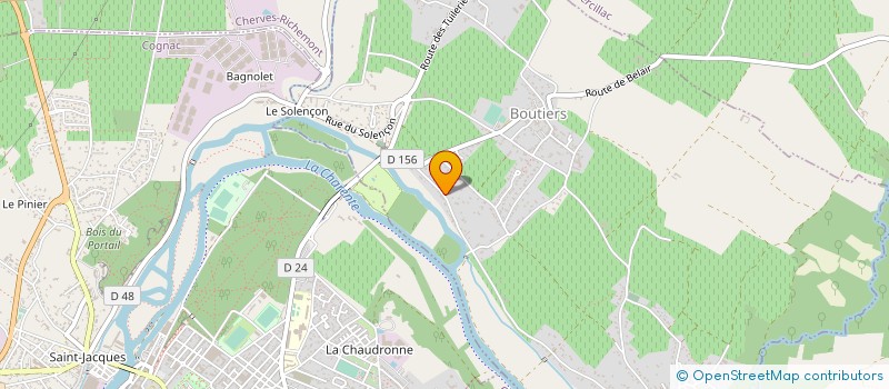 localisation de l'entreprise EUROBUSINESS - PARTNERS à BOUTIERS-SAINT-TROJAN