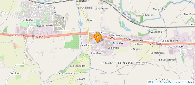 localisation de l'entreprise EUROC à NOYAL-SUR-VILAINE