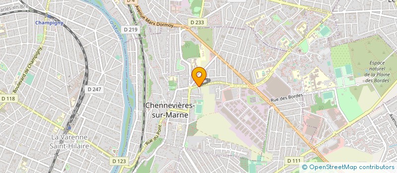 localisation de l'entreprise EUROCAB PRESTIGE  CHENNEVIERES-SUR-MARNE