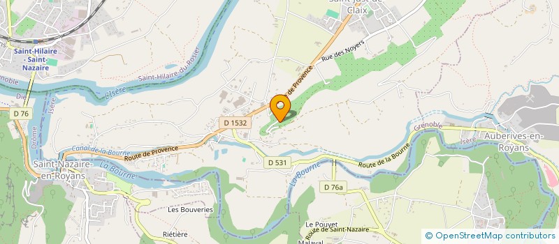 localisation de l'entreprise EUROCADIS à PONT-EN-ROYANS
