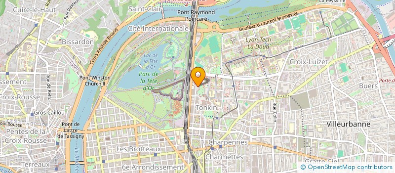 localisation de l'entreprise EUROCALL PARTNERS  VILLEURBANNE