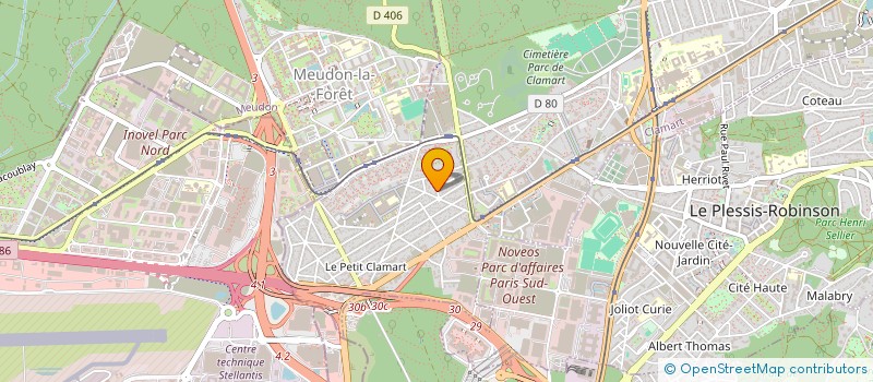 localisation de l'entreprise EUROCAPE à CLAMART