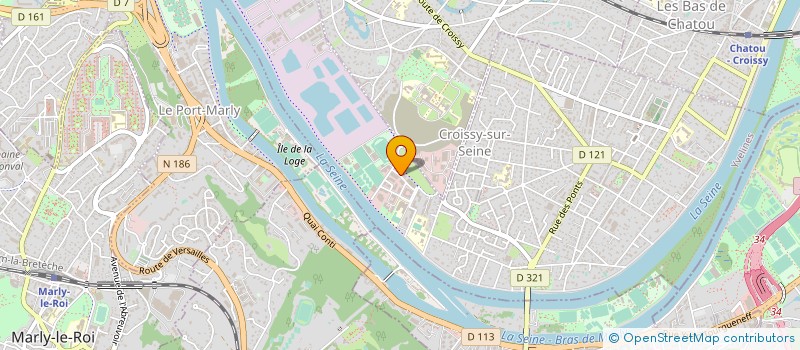 localisation de l'entreprise EUROCARE à CROISSY-SUR-SEINE