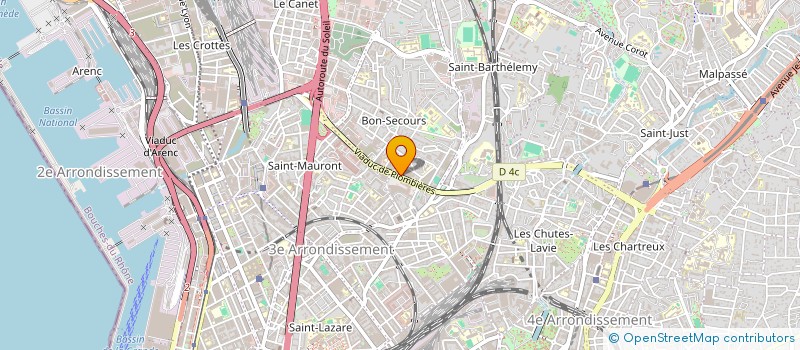 localisation de l'entreprise EUROCARS  MARSEILLE