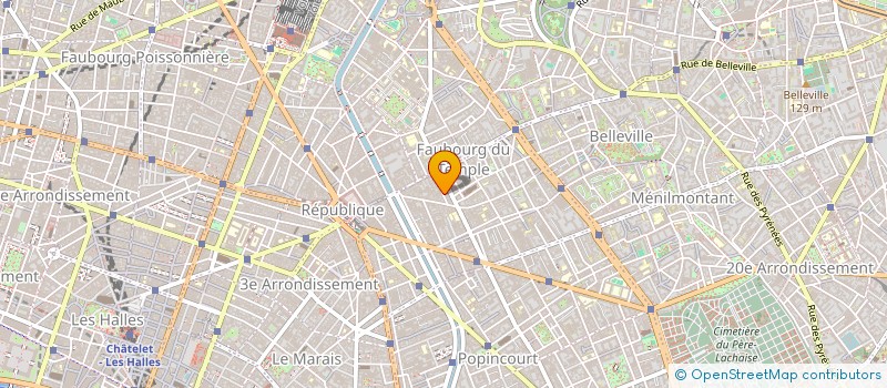 localisation de l'entreprise EUROCARS  PARIS