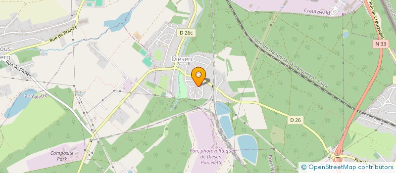 localisation de l'entreprise EUROCARS DISTRIBUTION  SAINT-AVOLD