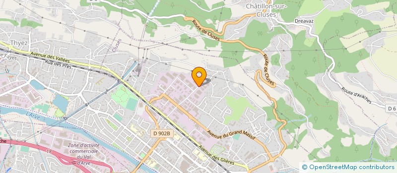 localisation de l'entreprise EUROCAVALLO  CLUSES