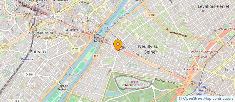 localisation de l'entreprise EUROCEAN L'ECAILLER DE PARIS à NEUILLY-SUR-SEINE
