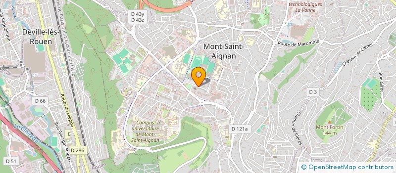 localisation de l'entreprise EUROCEANE à MONT-SAINT-AIGNAN