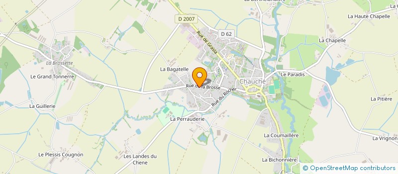 localisation de l'entreprise EUROCERF à CHAUCHE