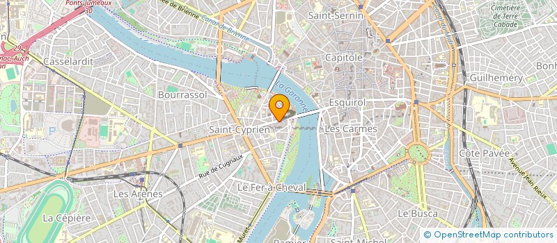 localisation de l'entreprise EUROCERT ENERGIE à TOULOUSE