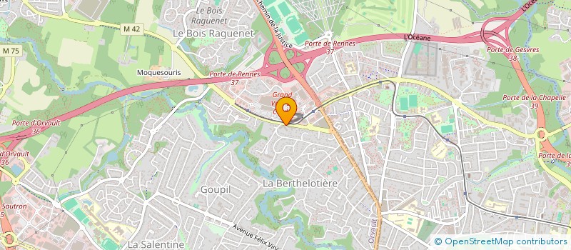 localisation de l'entreprise EUROCHAUSS à ORVAULT