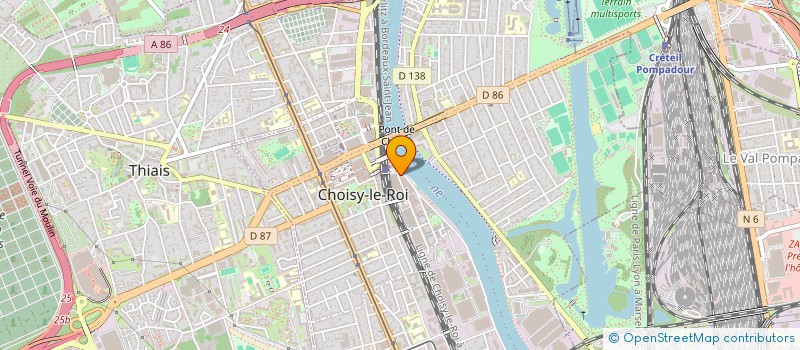 localisation de l'entreprise EUROCHEF  CHOISY-LE-ROI