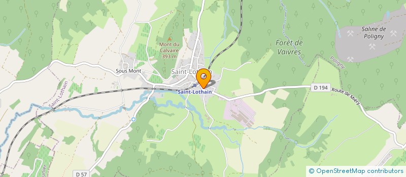 localisation de l'entreprise EUROCHENE à SAINT-LOTHAIN