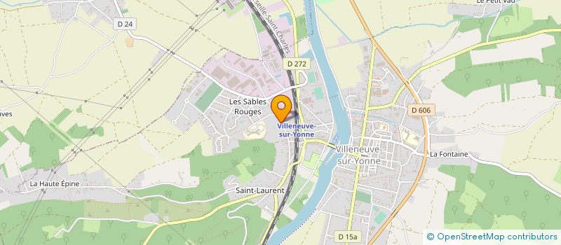 localisation de l'entreprise EUROCHIMIC-SOCHIPHARM à VILLENEUVE-SUR-YONNE