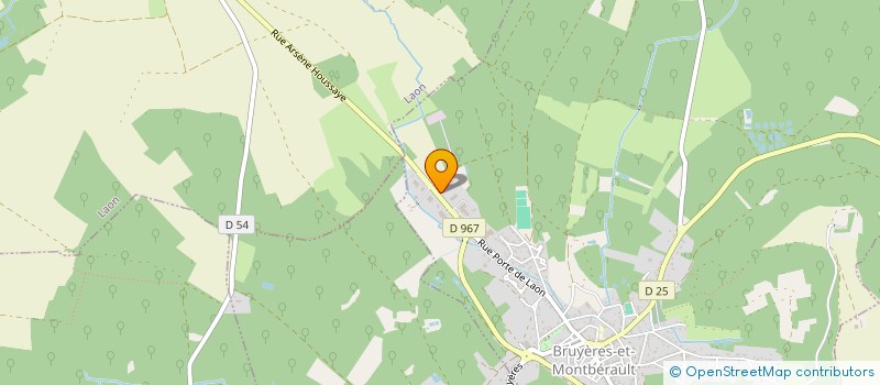 localisation de l'entreprise EUROCLOTURE à BRUYERES-ET-MONTBERAULT