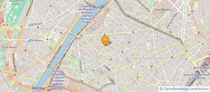localisation de l'entreprise EUROCOMMERCE SA à PARIS