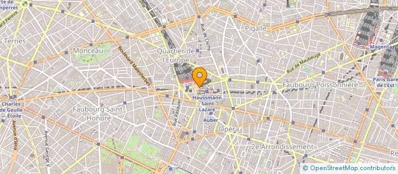 localisation de l'entreprise EUROCOMMERCIAL PROPERTIES NORD SCI  PARIS