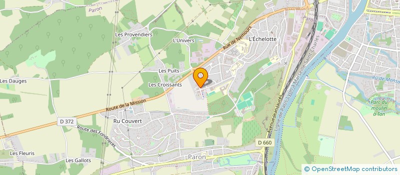 localisation de l'entreprise EUROCOMS TECHNOLOGIES à SENS