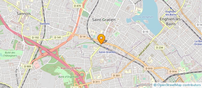 localisation de l'entreprise EUROCONCEPT INGENIERIE à SAINT-GRATIEN