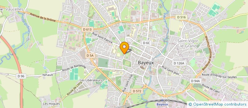 localisation de l'entreprise EUROCONDUITE  BAYEUX