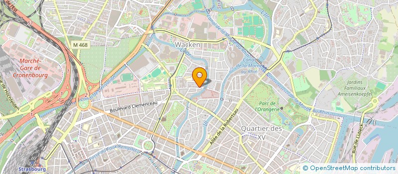 localisation de l'entreprise EUROCONTENANT  STRASBOURG