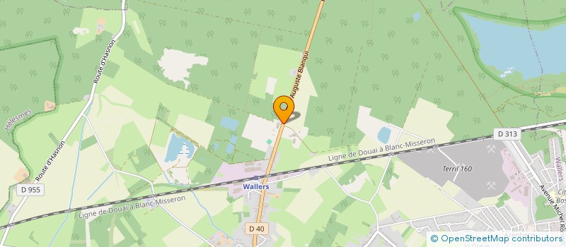 localisation de l'entreprise EUROCONTRACTING SARL  WALLERS