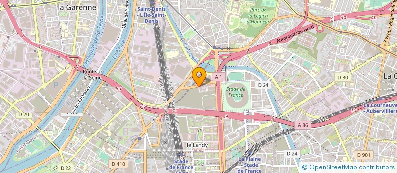 localisation de l'entreprise EUROCOPHAR à SAINT-DENIS