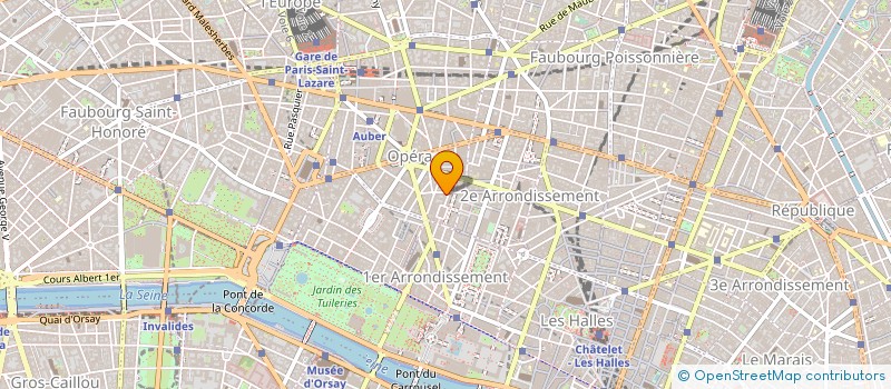 localisation de l'entreprise EUROCORP à PARIS