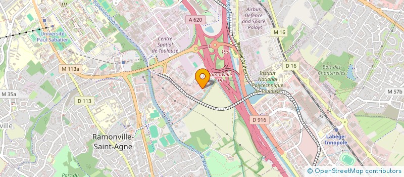 localisation de l'entreprise EUROCORTEX  RAMONVILLE-SAINT-AGNE