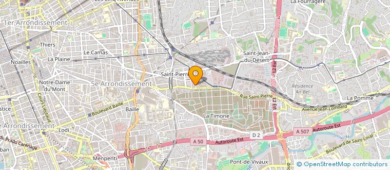 localisation de l'entreprise EUROCOTEM à MARSEILLE
