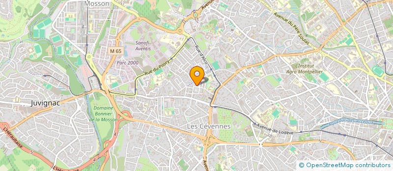localisation de l'entreprise EUROCOUPE  MONTPELLIER